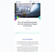 Kleine Seitenvorschau von uni-paderborn.de