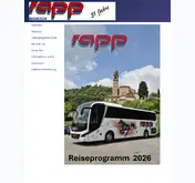 Kleine Seitenvorschau von rapp-busreisen.de