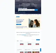 Kleine Seitenvorschau von skiplagged.com