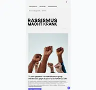 Kleine Seitenvorschau von rassismus-macht-krank.de