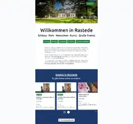 Kleine Seitenvorschau von rastede-touristik.de