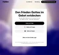 Kleine Seitenvorschau von hallow.com