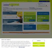 Kleine Seitenvorschau von interdomain.net