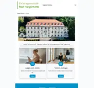 Kleine Seitenvorschau von rathaus.tangerhuette.de