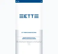 Kleine Seitenvorschau von ett.de