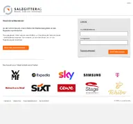 Kleine Seitenvorschau von salzgitter-ag.mitarbeiterangebote.de