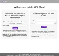 Kleine Seitenvorschau von saicloud.com