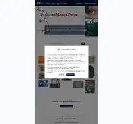Kleine Seitenvorschau von sammlung.stiftung-berliner-mauer.de