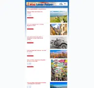 Kleine Seitenvorschau von staz-leserreisen.de