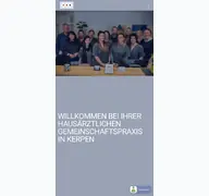 Kleine Seitenvorschau von praxiskerpen.de