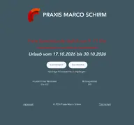 Kleine Seitenvorschau von praxis-schirm.de