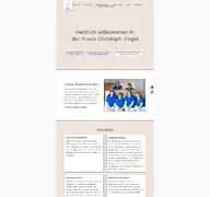 Kleine Seitenvorschau von praxis-zingel.de