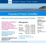 Kleine Seitenvorschau von praxis.scheffter.de