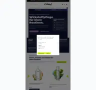 Kleine Seitenvorschau von rau-cosmetics.de