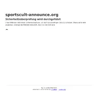Kleine Seitenvorschau von sportscult-announce.org