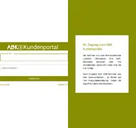 Kleine Seitenvorschau von kundenportal.abk.at