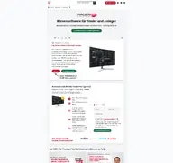 Kleine Seitenvorschau von traderfox.com