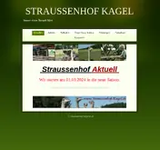 Kleine Seitenvorschau von straussenhof-kagel.de