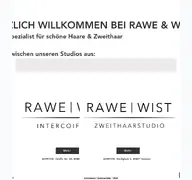 Kleine Seitenvorschau von rawe-wist-intercoiffure.de