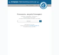 Kleine Seitenvorschau von fitness-preisvergleich.de