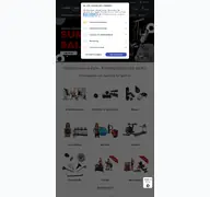 Kleine Seitenvorschau von fitness-store24.de