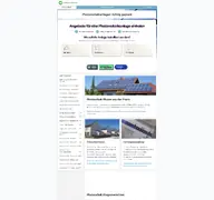 Kleine Seitenvorschau von photovoltaik-web.de