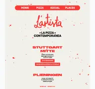 Kleine Seitenvorschau von lartista-pizza.de