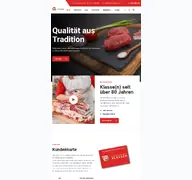 Kleine Seitenvorschau von fleischerei-klassen.de