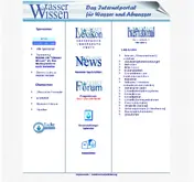 Kleine Seitenvorschau von wasser-wissen.de