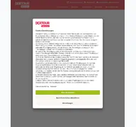 Kleine Seitenvorschau von rb-pauschalreisen.dertour-reisebuero.de