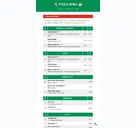 Kleine Seitenvorschau von pizza-mina.de