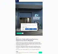 Kleine Seitenvorschau von ev-experience-center.de