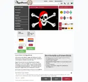 Kleine Seitenvorschau von flaggenfritze.de