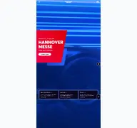 Kleine Seitenvorschau von hannovermesse.de