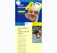 Kleine Seitenvorschau von badminton-berlin.de