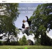 Kleine Seitenvorschau von flashtec.de
