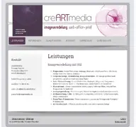 Kleine Seitenvorschau von creartmedia.de