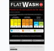 Kleine Seitenvorschau von flatwash.de