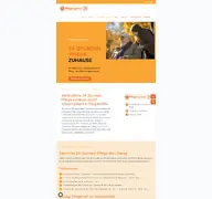 Kleine Seitenvorschau von pflegeagentur24.de