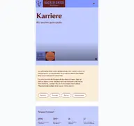 Kleine Seitenvorschau von karriere.baecker-dries.de