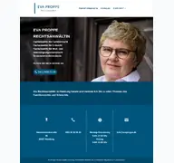 Kleine Seitenvorschau von evaproppe.de