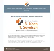 Kleine Seitenvorschau von praxis-koch-saynisch.de