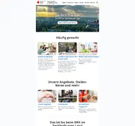 Kleine Seitenvorschau von drk-te.de