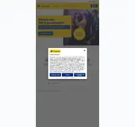 Kleine Seitenvorschau von postbank.de