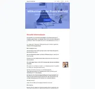 Kleine Seitenvorschau von praxis-martfeld.de