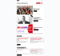 Kleine Seitenvorschau von spd-mittelfranken.de