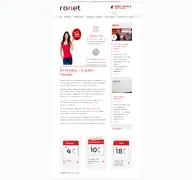 Kleine Seitenvorschau von ronet.de
