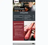 Kleine Seitenvorschau von fleischerei-speer.de
