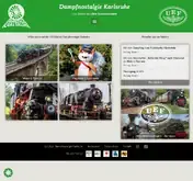 Kleine Seitenvorschau von dampfnostalgie-karlsruhe.de
