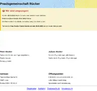 Kleine Seitenvorschau von praxis-ruecker.de